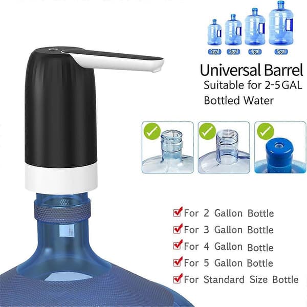 5 Gallons Dunk Bærbar Vanndispenser, Vannflaskepumpe