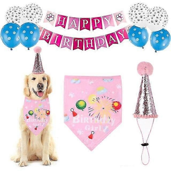 Festpynt Tilbehør Hovedbeklædning Julegave Hjem Sjov Genanvendelig Hat Halstørklæder Hunde Fødselsdag Bandana Print