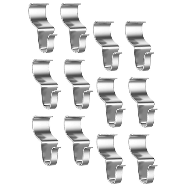 12 st Vinyl Siding Krokar Hängare Jul Utan Hål Hängare Krok Hängande Clips