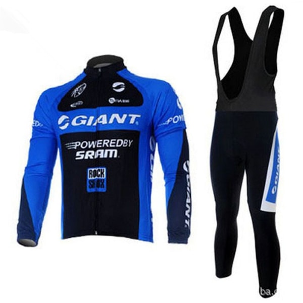 2023 GIANT Cykeltröja Set Höst Långärmad Ropa Ciclismo Cykelkläder för män Cykelkläder MTB Road Bike Suit Maillot Yellow S