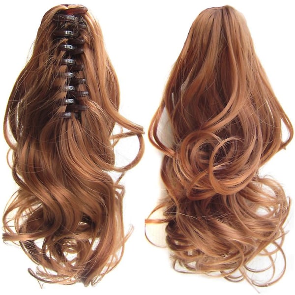 Kvinder Kæbeklo Clip In Hestehale Hair Extensions Hairpiece Wig L