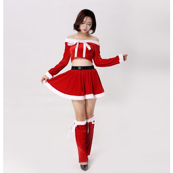 Jultomtekostym Julfest scenkostym style 4 one size