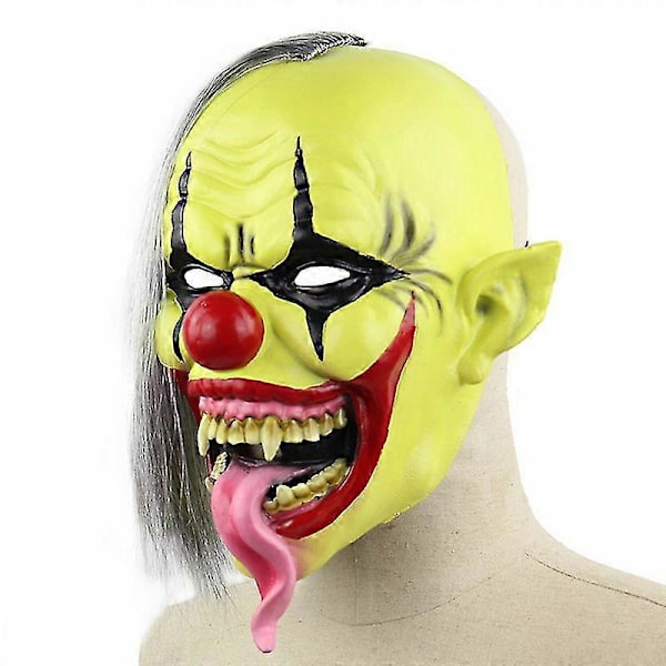Carnivals Party Klovni Cosplay Lateksinaamio Pukurekvisiitta