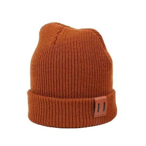 Unisex Warm Winter Classic Knitted Woolly Ski Knit Casual Beanie Hat Womens Men