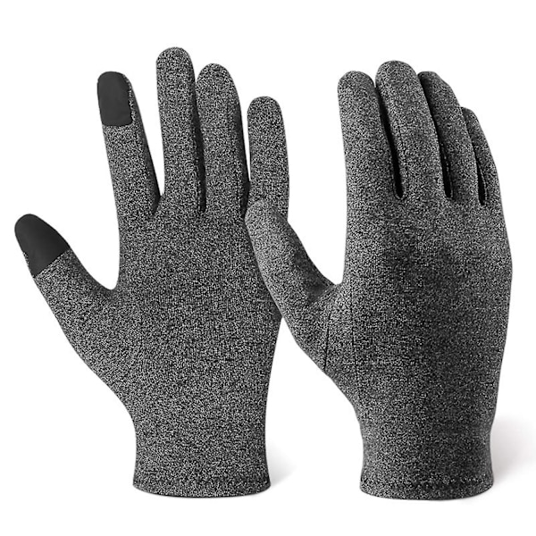 Full Compression Handskar Pekskärm Full Finger Handske Reumatoid Artrit Handstöd för Kvinnor M