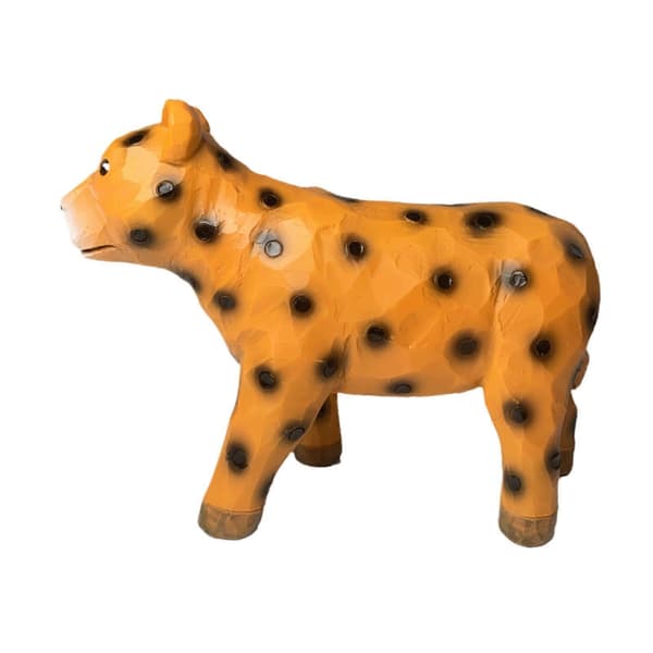 Resin Leopard Model Statue Bordpynt til Yoga Studios, Hoteller Moderne