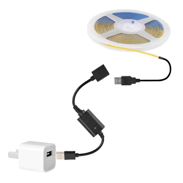 DC 5V Trådløs RF USB Fjernbetjening Switch Driver Tænd Sluk for USB LED Lysstrip Læselampe