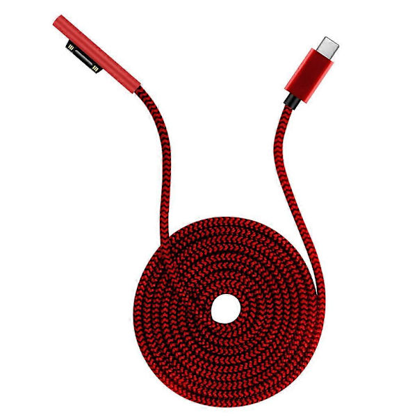 Type-C USB C til Microsoft Surface Pro 6 5 4 3 Kobling PD Nettbrett Ladekabel