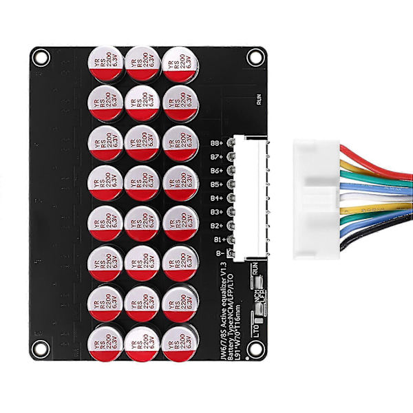 Helt Gruppes Balancer 8S 5A Aktiv Lithium Lipo Lifepo4 Batteri Udligger Energi Overførsel Kondensator BMS Plade
