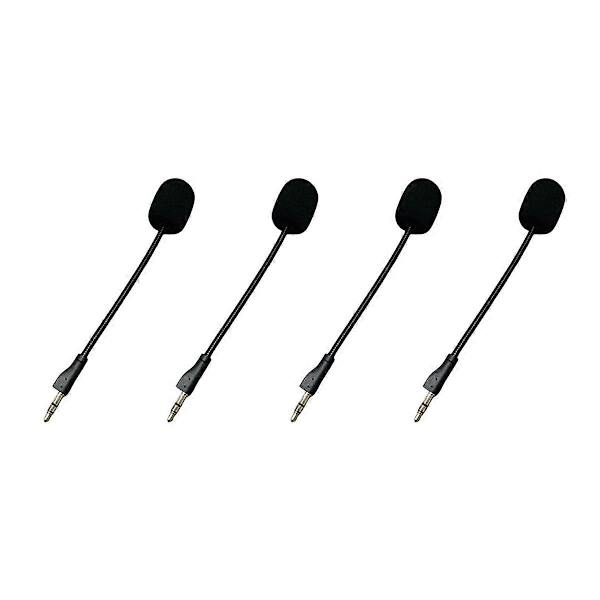 3,5 mm mikrofon til Logitech G PRO G PRO X gamingheadset, 4 stk.