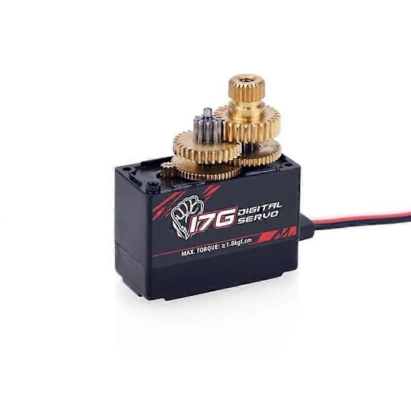 17G 3.5KG Metallgir Digital Servo og Metall Servoarm S0017M for C14 C24 MN D90 MN99S RC Bil Oppgraderingsdeler, 1