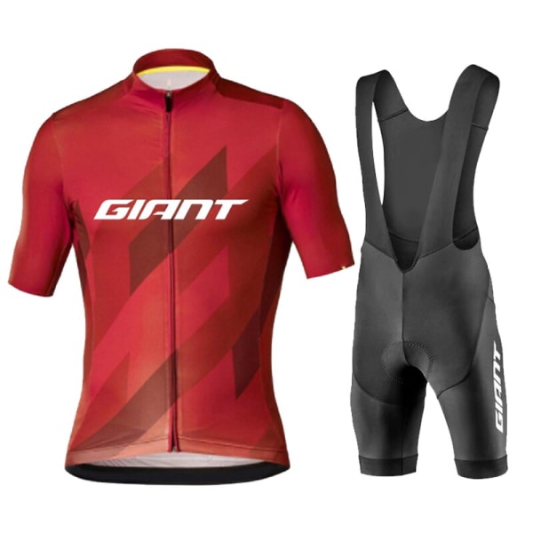 Cykeltrøjesæt 2023 Sommer MTB Cykeltøj GIANT Cykeluniform Maillot Ropa Ciclismo Hombre Cykelbeklædningsdragt til mænd jersey-3 XS