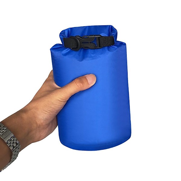 Pakke med 3 Vandtætte Tasker 2L+4L+8L Udendørs Ultralette Tørposer til Camping Vandring Rejser Sejlads
