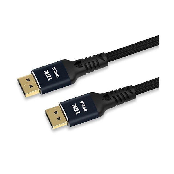 Displayport2.0 HD Videokabel 16K@60Hz 80Gbps Computer Grafik Skærmkabel til PC Laptop Monitor