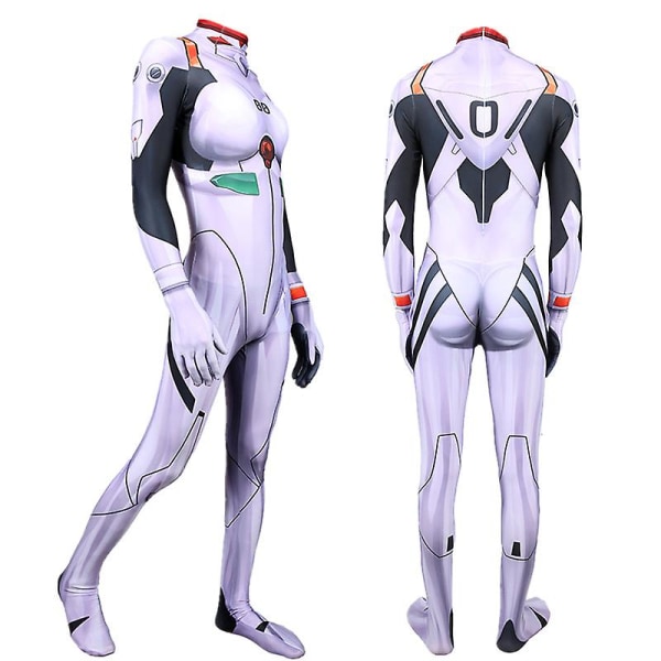 Anime Zentai Ayanami Rei Jumpsuits Cosplay kostume Unisex Zentai Catsuit Piger Halloween Bodysuit XXXL