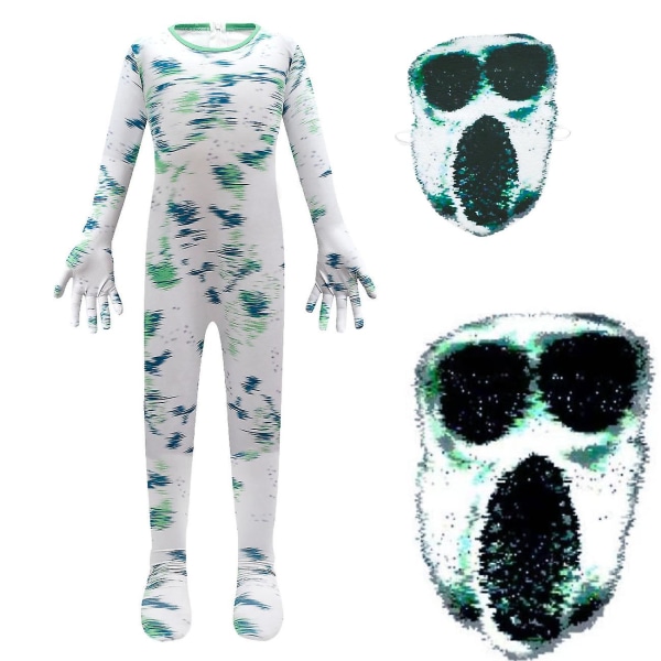 Spelkaraktär Dbbrs Cosplay Bodysuit För Barn Pojkar Anime Skräck Halloween Kostym Jumpsuit Canival Födelsedagsfest Kläder style 1 160