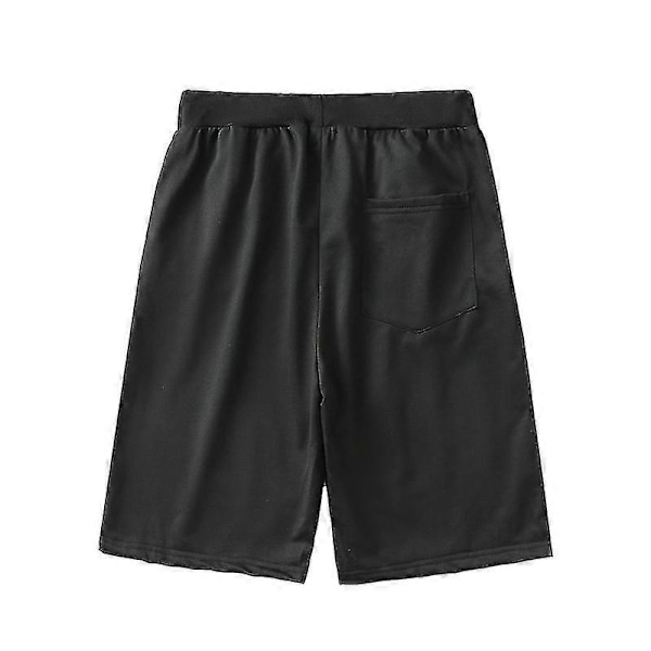 Herr Midja Strandshorts Casual Träning Sommarshorts Byxor med Dragkedja