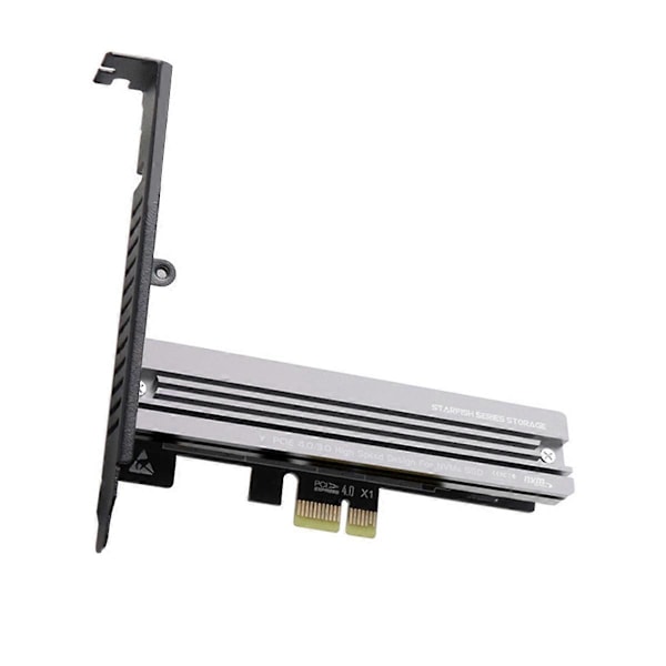 M.2 SSD NVME - PCIE 4.0 X1/X4/X8/X16 -muunninadapteri jäähdytyselementillä PCI Express -laajennuskortille