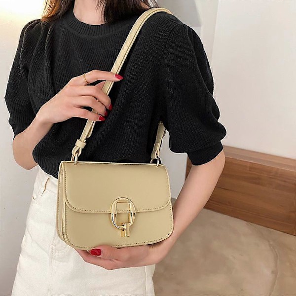 Dame Håndtaske Trendy Moderigtig Tekstur Crossbody All-matching