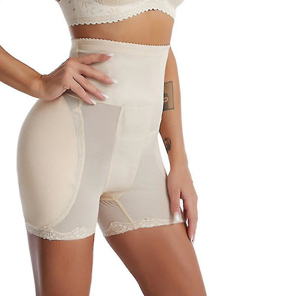 Dame Shapewear kontrol trusser Body Shaper Butt Lifter Polstret hofteforstærker Sømløst undertøj Hi-Wist Short