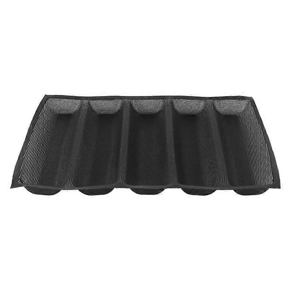 3X Silikoneform - Non-Stick Perforerede Franskbrødsforme, Hotdogforme, Bageunderlag