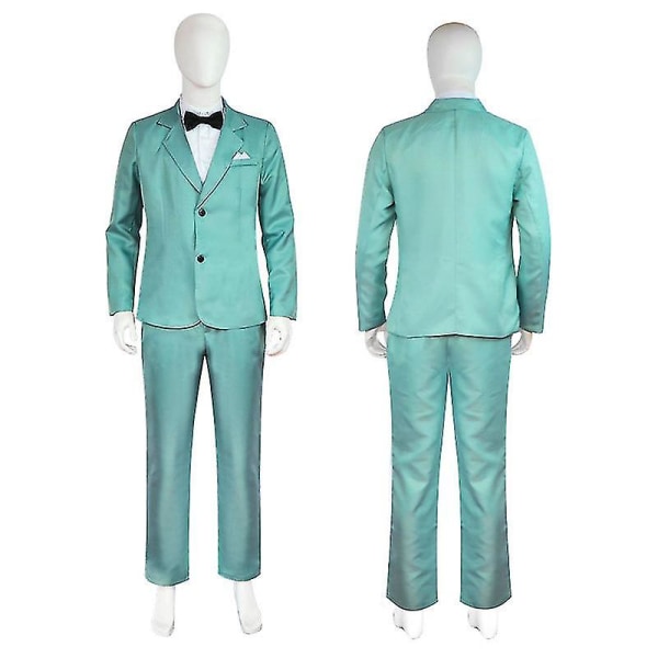 Serier Bungo Stray Dogs Mushitarou Oguri Cosplay Kostym Bungo Stray Dogs Säsong 4 Detective Killer Green Suit Anime Clothes Set M  Bungo Stray Dogs