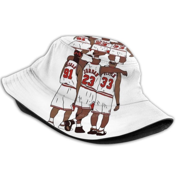 Dennis Rodman Scottie Pippen Chicago basketball bucket hat