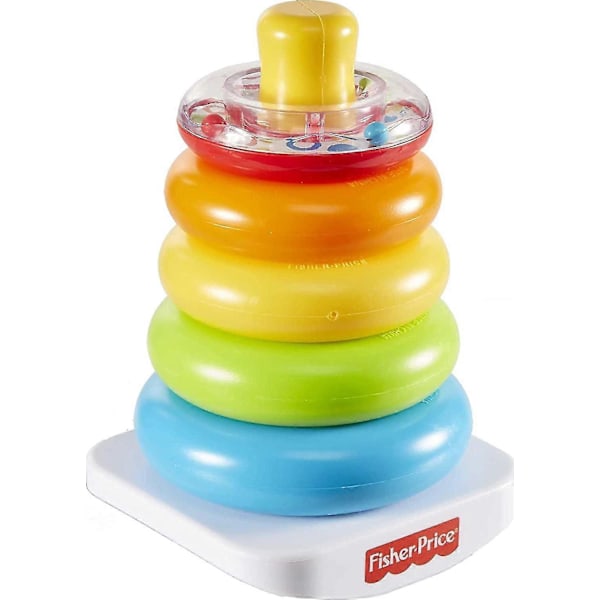 Rock-a-stack Babyleke, Klassisk Roly-poly Ringstableleke for spedbarn og småbarn?