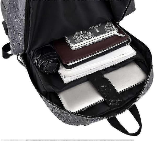 Trendy USB Rygsæk til Universitetsstuderende med Elegant, Lige Design
