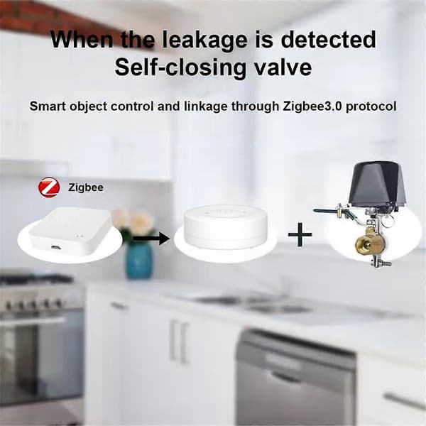 Tuya Zigbee Smart Manipulator Ventilcontroller til Vand Gas Auto Luk Til Fra Understøtter Alexa Home Sm