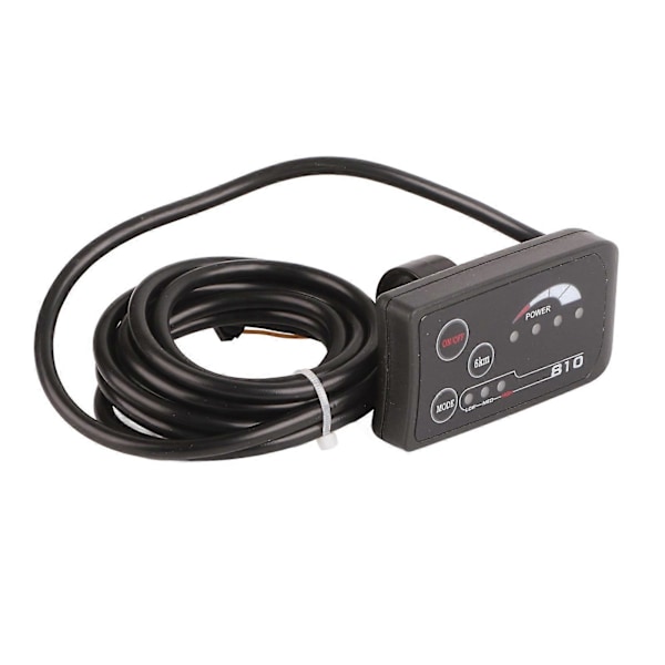 LED Display Elektrisk Cykel Kontrolpanel med 5-leder Kabel 810 Model