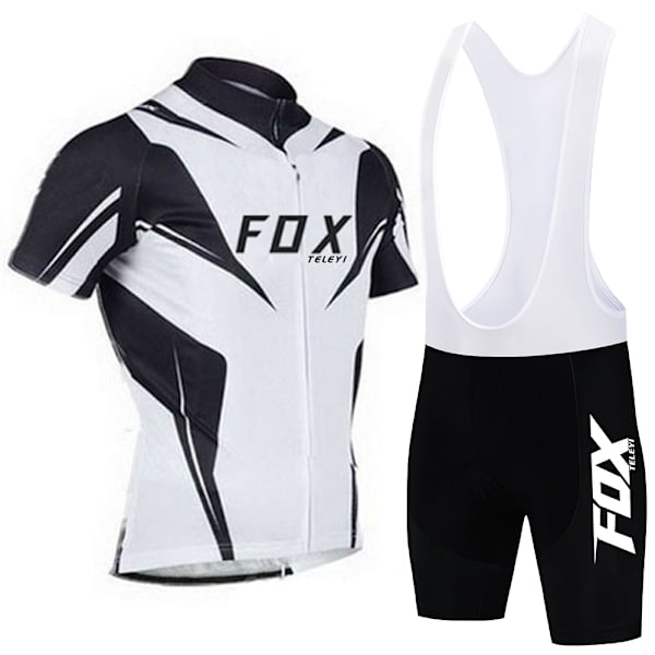 fox teleyi Cykeltröja Set Herr Sommar Utomhus Cykelkläder Snabbtorka Cykelkläder Andas MTB Cykeldräkt 14 4XL