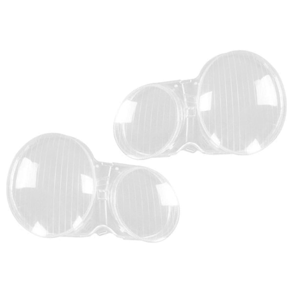 För W210 E200 E220 E230 E350 1995-2003 Strålkastarglas Transparent Lampskärm Strålkastarhus