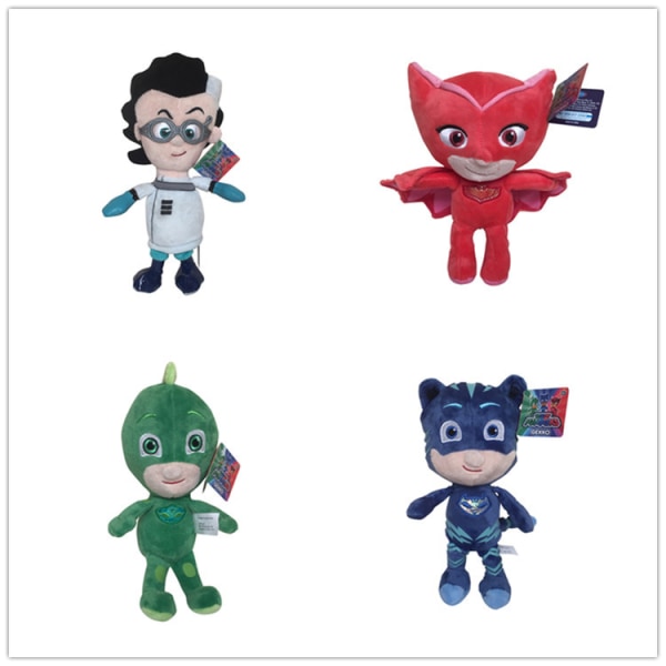 Liten maskerad man Plyschleksak Pyjamasman Tecknad Peter Pan-docka Green Panther