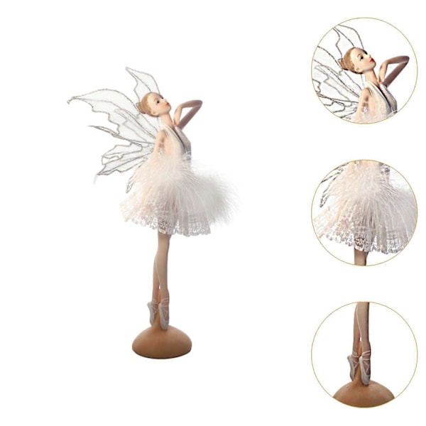 Dans Ballerina Figurin Dansande Tjej Staty Dekor för Restaurang Skrivbord Sovrum
