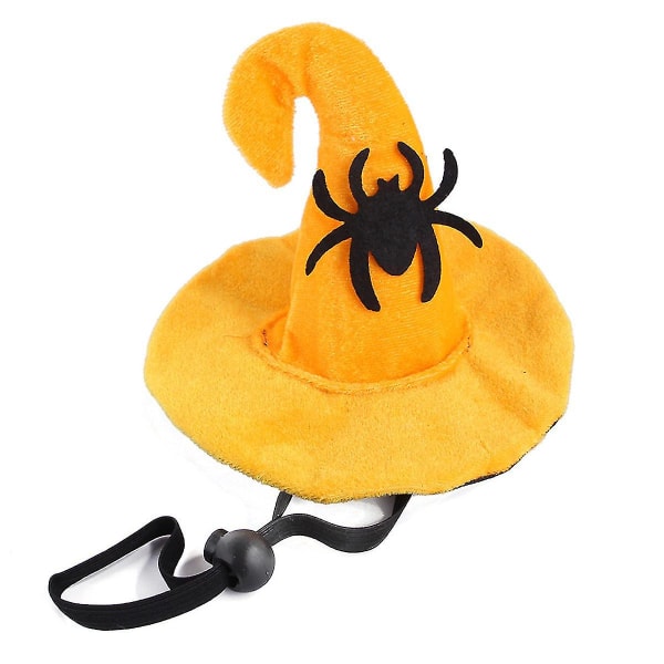 1 Pet Halloween -hattu Luovat lemmikkieläinten pelottavat tarvikkeet Kissan Halloween-hattu Hämähäkkipäähineet koiran pelottavat päähineet