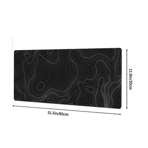 Topografisk Kontur Utvidet Stor Musematte Datamaskin Tastatur Musematte Musematte Med 3mm Ikke-Base