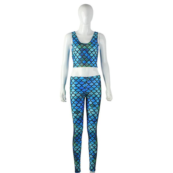 3d Print Halloween Tanktop Leggings, Dame Sexy Vest Jenter Mote Tanktops, Active Wear Gym Dress PANTS COLOR 1 M