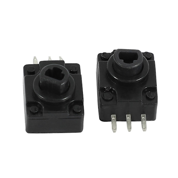 1 Sæt 2 stk. sorte reservedele / RT-knap tastatur til 360 controller