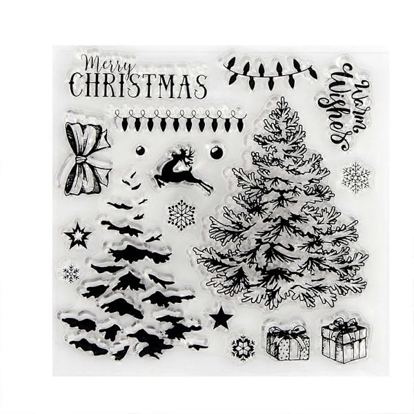 Juleserie Seglstempel med Skærestencils DIY Scrapbooking Prægning