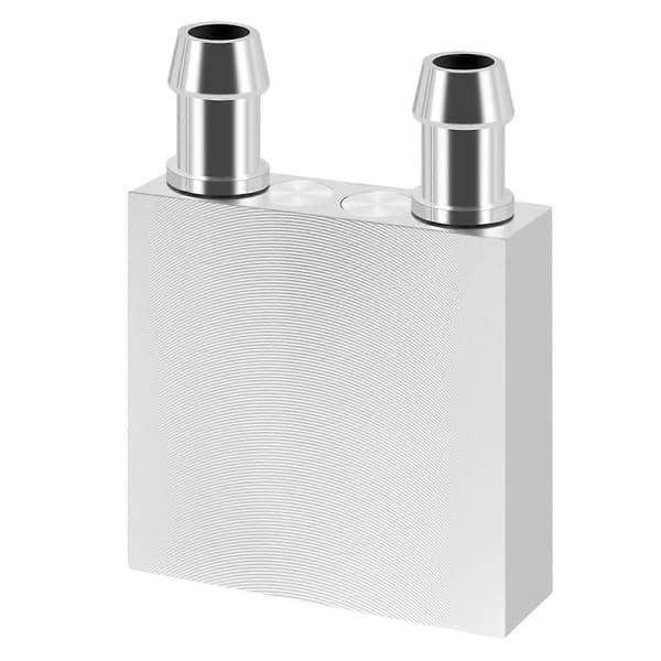 Aluminium Vandkølingsblok 40X40X12mm Køler til Computer CPU Radiator