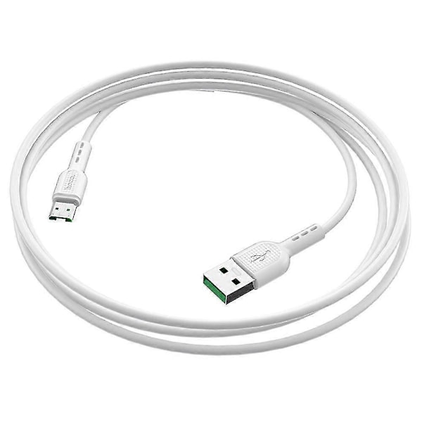 System Strömkablar 2st X33 Micor Usb 4a 7pin Laddningsdatakabel För Tablet Smartphone 1m Vit