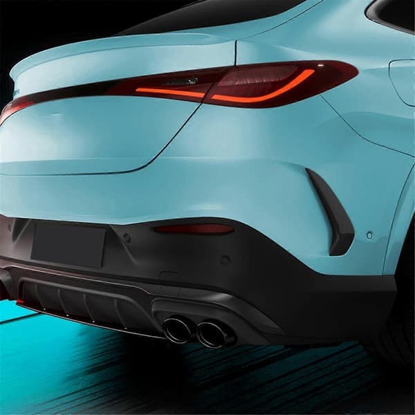 Bil Bakre Støtfanger Diffuser Splitter Spoiler Body Kit for GLC Coupe C254 2023+ GLC260 300, A