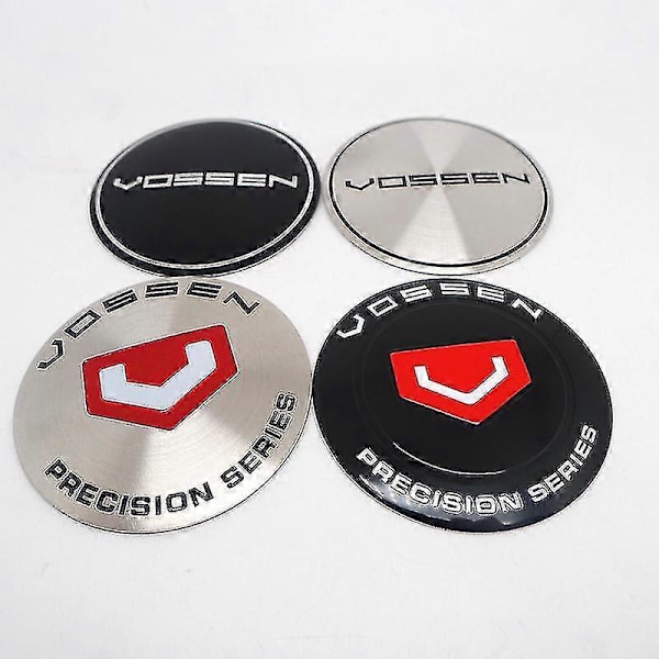 4 stk. 65 mm Vossen hjulcenter navkapsel klistermærker bil styling tilbehør|hjulcenterkapsler| # Yogu,A