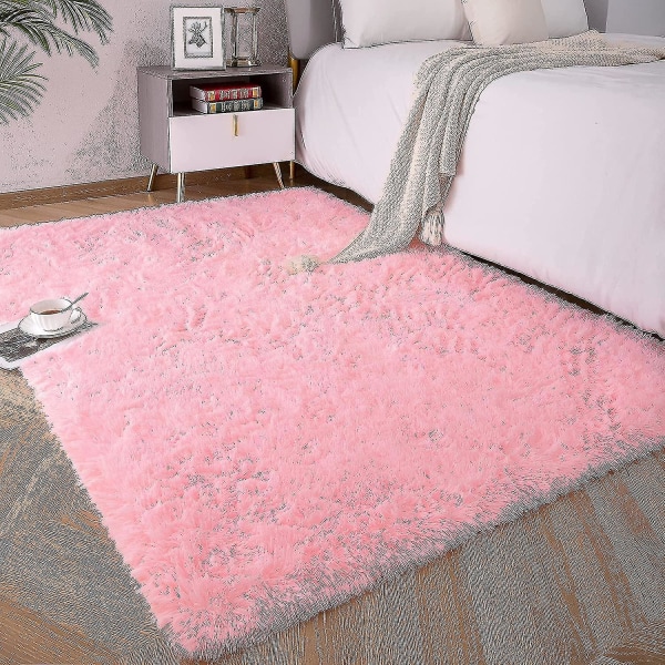 Soft Fluffy Area tæpper til soveværelse børneværelse Plys Shaggy Nursery Rug