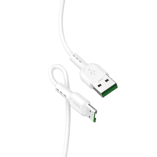 System Strömkablar 2st X33 Micor Usb 4a 7pin Laddningsdatakabel För Tablet Smartphone 1m Vit