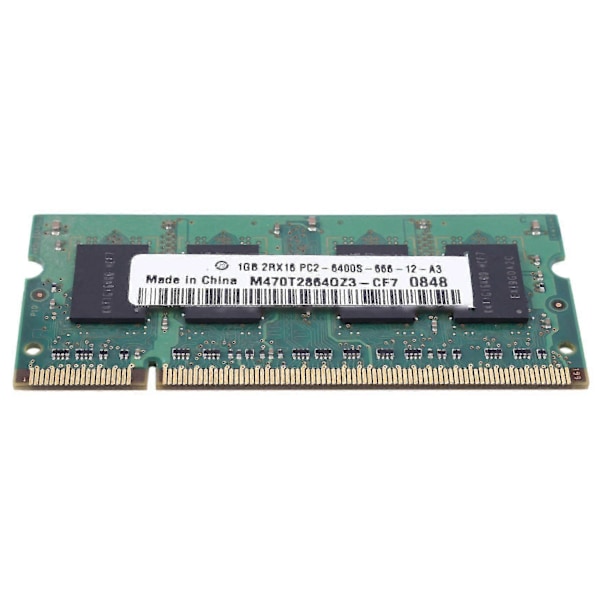 2x DDR2 1GB Notebook RAM Hukommelse 2Rx16 800MHz PC2-6400S 200 Pins SODIMM Laptop Hukommelse