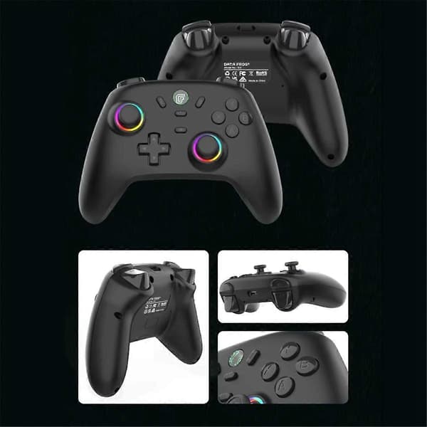 Trådløs Gaming Controller, Hall Effect 3D Stick, Gamepad Controller til PC//IOS/Laptop PC & Steam G