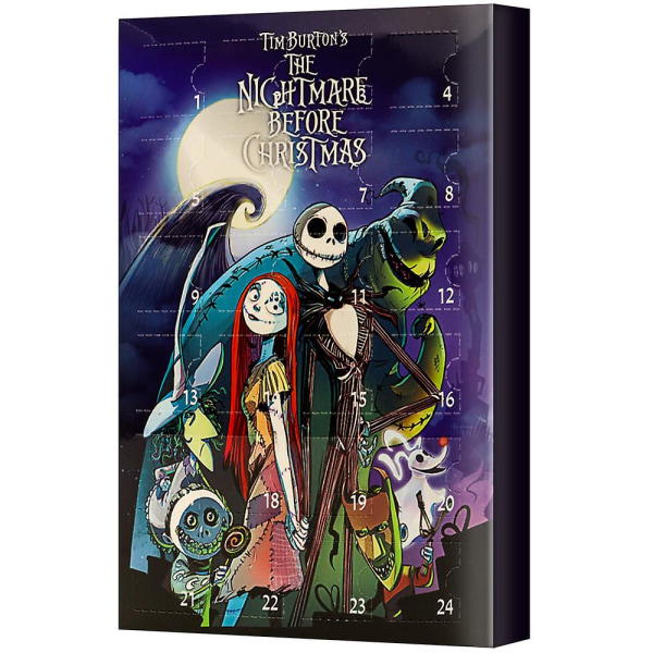 Adventskalender Populær Halloween-dukke Adventskalender Blindkasse 24 gaver Julenedtælling Blindkasse style 3