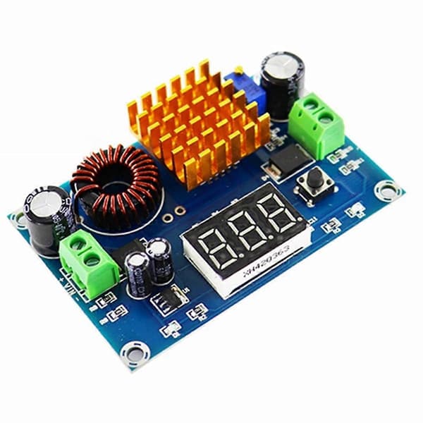DC4-35V til 5-45V Boost Modul Digitalt Voltmeter Boost Konverter Kort